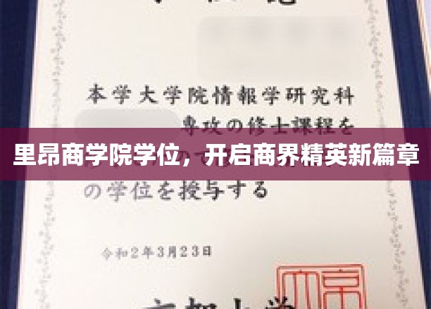 里昂商学院学位，开启商界精英新篇章