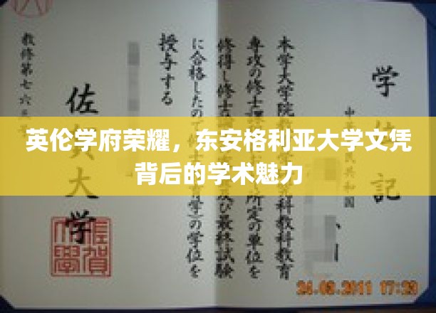 英伦学府荣耀，东安格利亚大学文凭背后的学术魅力
