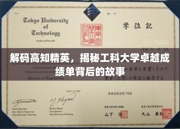 解码高知精英，探寻工科大学卓越成绩单背后的故事