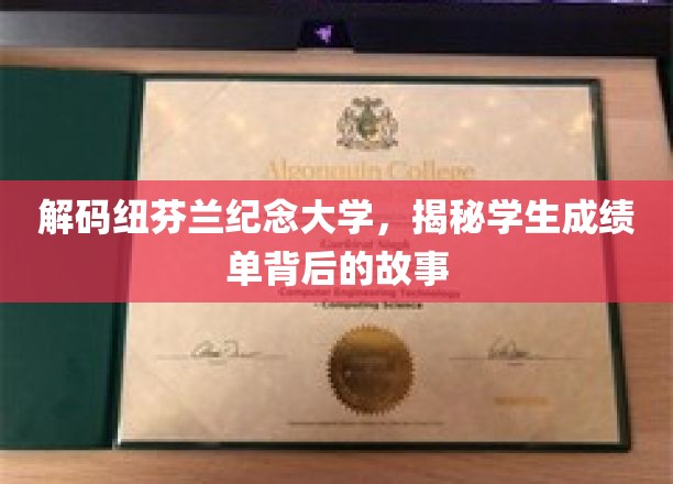 解码纽芬兰纪念大学，揭秘学生成绩单背后的故事