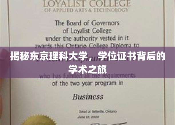 揭秘东京理科大学，学位证书背后的学术之旅
