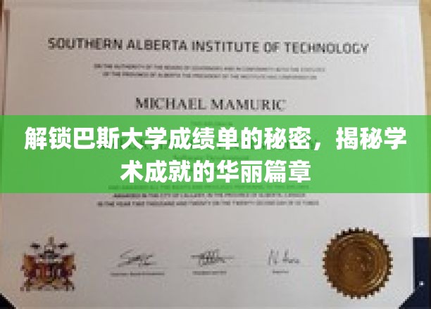 解锁巴斯大学成绩单的秘密,揭秘学术成就的华丽篇章