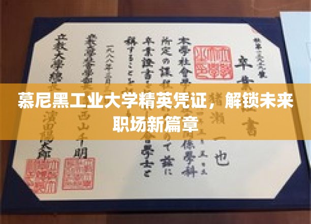 慕尼黑工业大学精英凭证，解锁未来职场新篇章