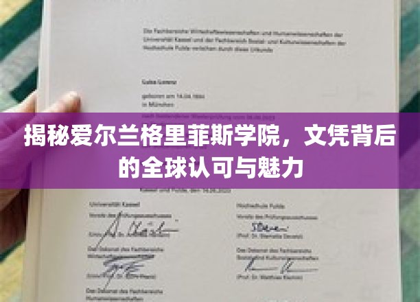 揭秘爱尔兰格里菲斯学院，文凭背后的全球认可与魅力