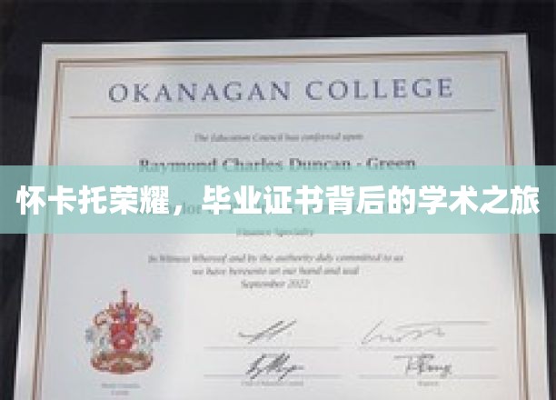 怀卡托荣耀，毕业证书背后的学术之旅