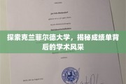 解码克兰菲尔德辉煌，揭秘卓越成绩背后的学术秘境