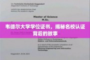 探寻韦德尔大学学位证书的认证传奇
