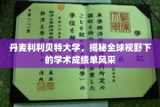 跨越国界，探索丹麦利利贝特大学全球视角下的学术卓越画卷