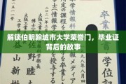 伯明翰城市大学荣耀之门，揭秘毕业证书背后的传奇故事