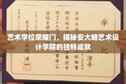 艺术殿堂里的璀璨明珠，安大略艺术设计学院的非凡成就巡礼