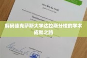 揭开德克萨斯大学达拉斯分校卓越教育的神秘面纱