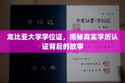 龙比亚大学学位证探秘，学历认证背后的不为人知传奇