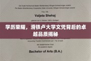 滑铁卢荣耀，探究名校文凭背后的非凡素养与挑战