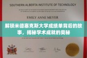 探寻米德塞克斯大学成绩单背后的传奇，解码卓越学术的秘籍