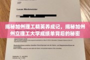 解码加州理工精英摇篮，揭秘顶尖学府背后的成长奥秘