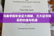 揭开马赛学院毕业证的秘密，三重证书背后的无限价值与机遇