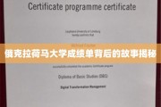 揭开俄克拉荷马大学成绩单的神秘面纱