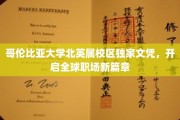 哥伦比亚大学北英属校区精英文凭，引领国际职场未来潮流