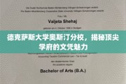 解码德克萨斯大学奥斯汀分校，文凭背后的顶级学府魅力