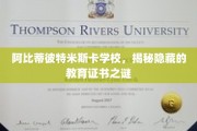 揭开阿比蒂彼特米斯卡学校神秘教育证书背后的秘密