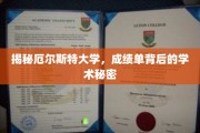 解码厄尔斯特大学，揭秘成绩单背后的学术奥秘
