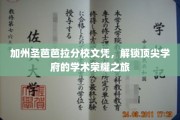 加州圣芭芭拉分校学历，开启精英学府的学术辉煌篇章
