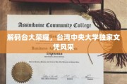 台大光环背后，中央大学文凭的独特魅力大揭秘