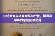 揭开田纳西大学诺克斯维尔分校高学历证书的神秘面纱