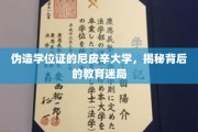 尼皮辛大学伪造风波，揭开学历造假背后的教育乱象真相