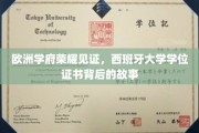 探寻西班牙学府荣耀，学位证书背后的传奇历程