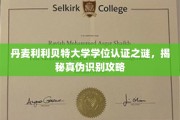 解码丹麦利利贝特大学学位真伪，一招掌握认证攻略