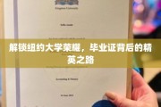 纽约大学荣耀背后，探索精英毕业生的卓越之路
