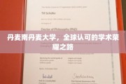 探寻南丹麦大学的国际学术辉煌之旅