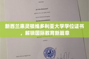 惠灵顿维大文凭，引领全球教育新里程