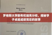 探寻罗格斯大学新布伦瑞克分校学子非凡成就的奥秘之路
