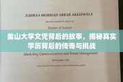 釜山大学文凭传奇，探寻学历背后的风雨历程