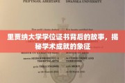 探寻里贾纳大学学位证书背后的传奇，学位之光，成就背后的奥秘