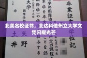 北美名校证书，北达科他州立大学文凭闪耀光芒