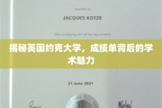 探寻约克大学成绩单背后的学术奥秘