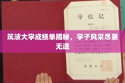 筑波大学成绩单揭秘，学子风采尽展无遗
