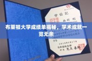 布莱顿大学成绩单大揭秘，探寻学术实力背后的真实数据