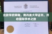 穿越北欧荣耀，解锁南丹麦大学国际通行证，启航学术全球之旅