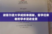 留学归国者眼中的谢菲尔德大学，揭秘成绩单背后的学术轨迹