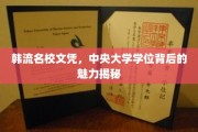 解码韩流精英学府，中央大学学位的魅力所在
