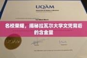 拉瓦尔大学文凭，探寻名校光环下的真实价值