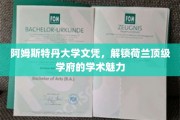 漫步阿姆斯特丹，一纸文凭尽展荷兰顶尖学府风采