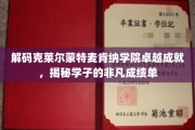 克莱尔蒙特麦肯纳学院学霸养成记，揭秘顶尖学子非凡成绩背后的秘密