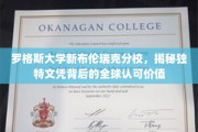 探索罗格斯大学独特文凭的国际魅力与价值
