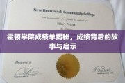 解码霍顿学院高分榜，背后的成长轨迹与教育智慧