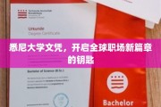 悉尼大学文凭，解锁国际职场未来之门